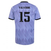 Real Madrid Federico Valverde #15 Fußballbekleidung Auswärtstrikot 2022-23 Kurzarm